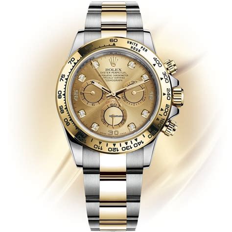 rolex daytona 2-tone gold dial|More.